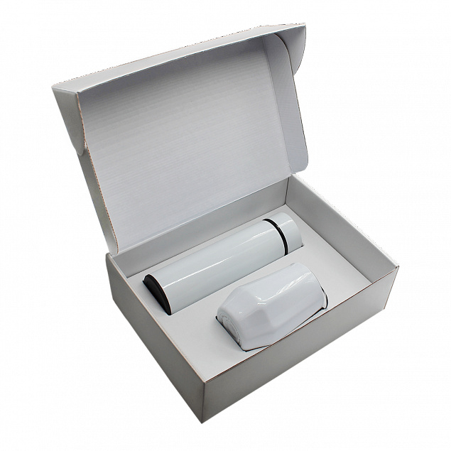 Набор Hot Box E white (белый) с логотипом  заказать по выгодной цене в кибермаркете AvroraStore