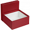 Коробка Satin, большая, красная с логотипом  заказать по выгодной цене в кибермаркете AvroraStore