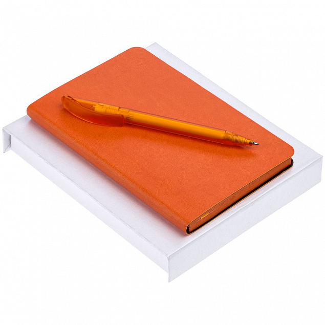 Набор Neat, оранжевый с логотипом  заказать по выгодной цене в кибермаркете AvroraStore
