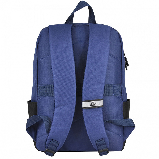 Рюкзак Eclat, т.синий/чёрный, 43 x 31 x 10 см, 100% полиэстер 600D с логотипом  заказать по выгодной цене в кибермаркете AvroraStore