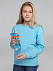 Детская бутылка Frisk, оранжево-синяя с логотипом  заказать по выгодной цене в кибермаркете AvroraStore