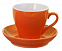 Чайная пара Tulip, оранжевая с логотипом  заказать по выгодной цене в кибермаркете AvroraStore