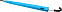 Зонт-трость Arch полуавтомат 23, аква с логотипом  заказать по выгодной цене в кибермаркете AvroraStore