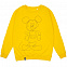 Свитшот с вышивкой Mickey Mouse, желтый с логотипом  заказать по выгодной цене в кибермаркете AvroraStore