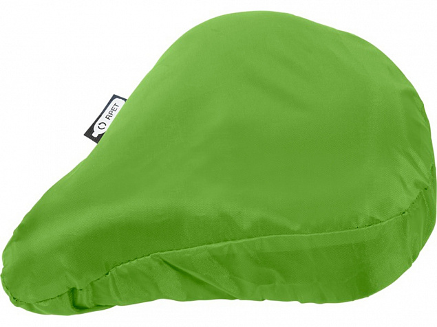 Водонепроницаемый чехол для велосипедного седла из переработанного ПЭТ Jesse, fern green с логотипом  заказать по выгодной цене в кибермаркете AvroraStore