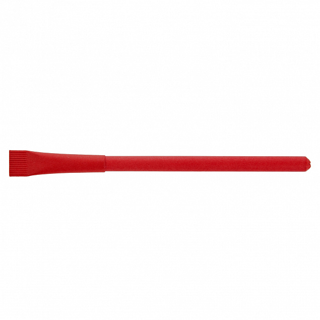 Эко ручка, красная с логотипом  заказать по выгодной цене в кибермаркете AvroraStore