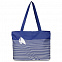 Сумка пляжная Sea, синяя с логотипом  заказать по выгодной цене в кибермаркете AvroraStore