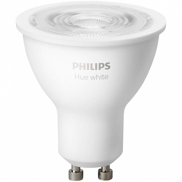 Умная лампа Philips с цоколем GU10 с логотипом  заказать по выгодной цене в кибермаркете AvroraStore
