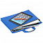 Сумка-папка SIMPLE, ярко-синяя с логотипом  заказать по выгодной цене в кибермаркете AvroraStore