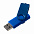 Флешка Twist Color, синяя, 16 Гб с логотипом  заказать по выгодной цене в кибермаркете AvroraStore