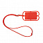 Силиконовый шнурок DALVIK, Красный с логотипом  заказать по выгодной цене в кибермаркете AvroraStore