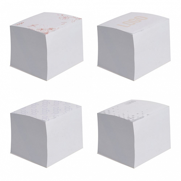 Блок для записей с печатью Bloke на заказ, 900 листов с логотипом  заказать по выгодной цене в кибермаркете AvroraStore