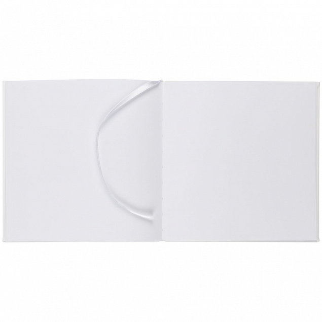 Скетчбук Object, белый с логотипом  заказать по выгодной цене в кибермаркете AvroraStore