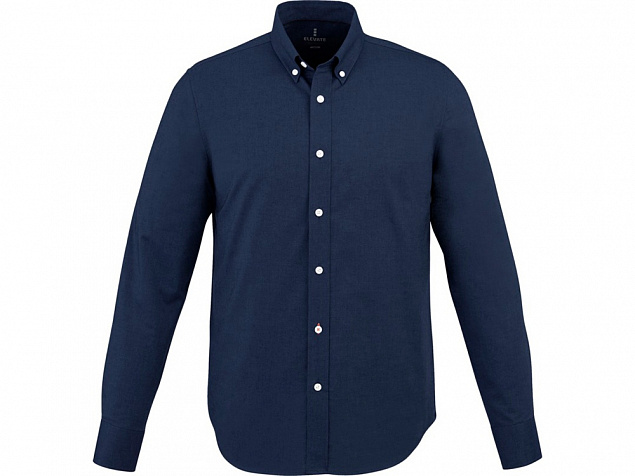 Рубашка с длинными рукавами Vaillant, темно-синий с логотипом  заказать по выгодной цене в кибермаркете AvroraStore