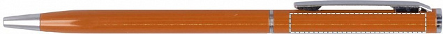 Ручка шариковая алюминиевая с логотипом  заказать по выгодной цене в кибермаркете AvroraStore
