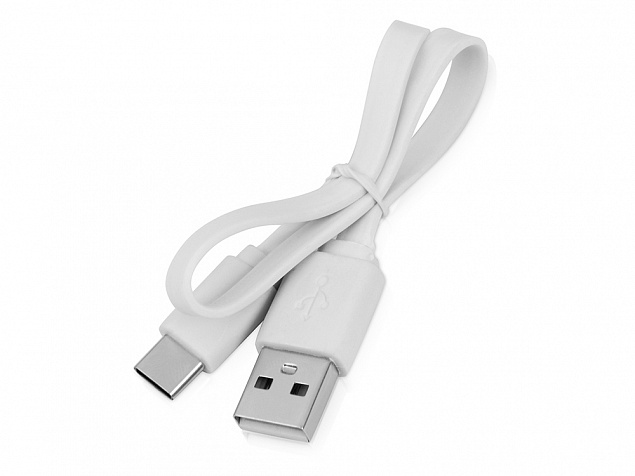 Кабель USB 2.0 A - USB Type-C с логотипом  заказать по выгодной цене в кибермаркете AvroraStore