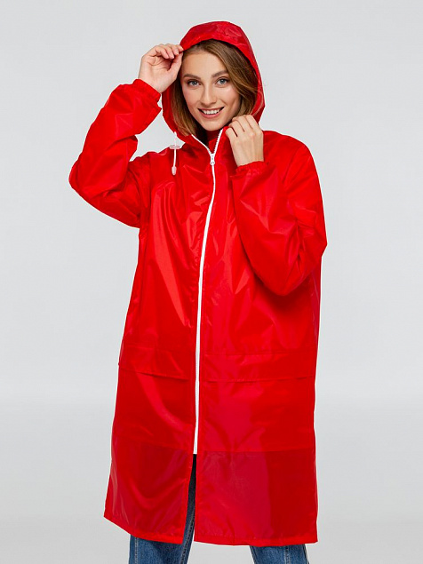 Дождевик Rainman Zip Pro, красный с логотипом  заказать по выгодной цене в кибермаркете AvroraStore