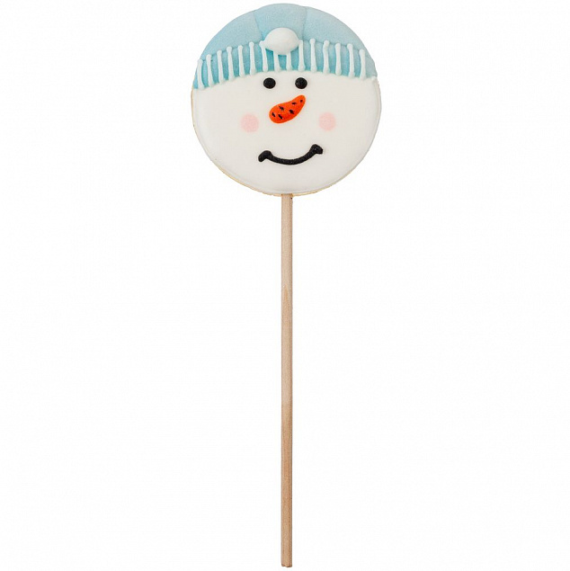 Леденец на палочке «Magic Stick. Снеговик» с логотипом  заказать по выгодной цене в кибермаркете AvroraStore