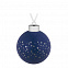 Елочный шар Stars, 8 см, синий с логотипом  заказать по выгодной цене в кибермаркете AvroraStore