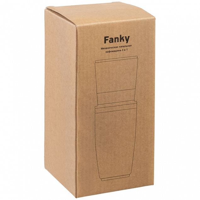 Капельная кофеварка Fanky 3 в 1, черная с логотипом  заказать по выгодной цене в кибермаркете AvroraStore