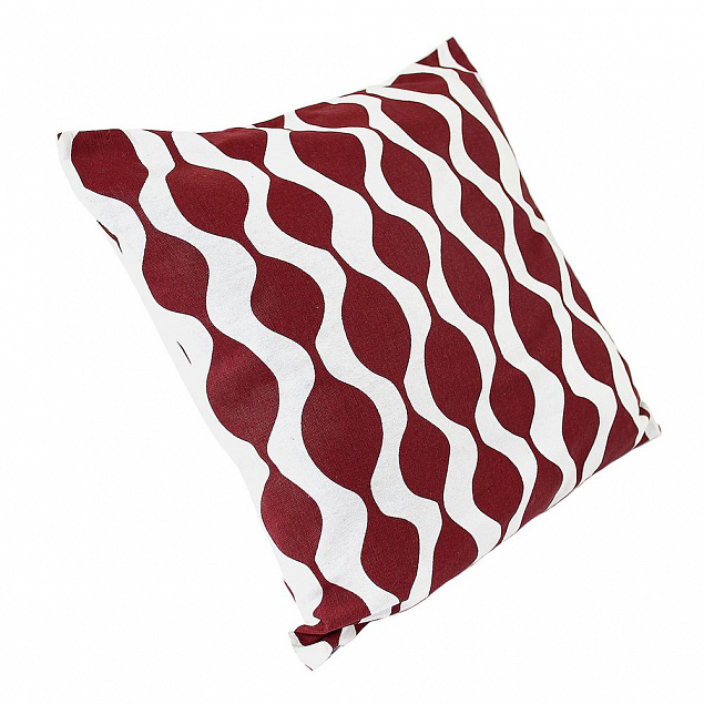 Чехол на подушку Traffic, бордовый с логотипом  заказать по выгодной цене в кибермаркете AvroraStore