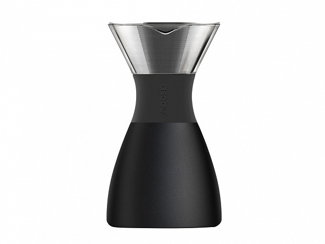 Кофеварка POUR OVER, 1000 мл, черный с логотипом  заказать по выгодной цене в кибермаркете AvroraStore