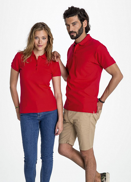 Рубашка поло мужская SPRING 210, темно-фиолетовая с логотипом  заказать по выгодной цене в кибермаркете AvroraStore