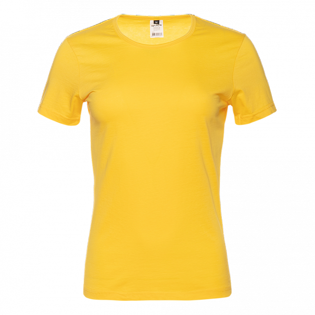 Футболка StanGalantWomen Жёлтый с логотипом  заказать по выгодной цене в кибермаркете AvroraStore