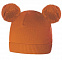 Шапка Funny, оранжевая с логотипом  заказать по выгодной цене в кибермаркете AvroraStore