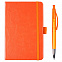 Набор Idea, оранжевый с логотипом  заказать по выгодной цене в кибермаркете AvroraStore