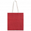 Холщовая сумка на плечо Juhu, красная с логотипом  заказать по выгодной цене в кибермаркете AvroraStore