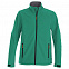 Куртка софтшелл мужская TRIAL, зеленая с логотипом  заказать по выгодной цене в кибермаркете AvroraStore