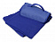 Плед Релакс, синий с логотипом  заказать по выгодной цене в кибермаркете AvroraStore