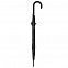 Зонт-трость Wind, черный с логотипом  заказать по выгодной цене в кибермаркете AvroraStore