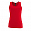Майка женская SPORTY TT WOMEN, красная с логотипом  заказать по выгодной цене в кибермаркете AvroraStore