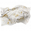 Плед Draconia, белый с золотистым с логотипом  заказать по выгодной цене в кибермаркете AvroraStore