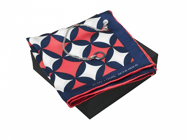 Набор: шелковый платок, колье с логотипом  заказать по выгодной цене в кибермаркете AvroraStore
