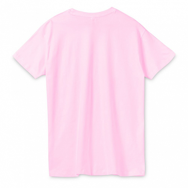 Футболка REGENT 150, розовая с логотипом  заказать по выгодной цене в кибермаркете AvroraStore