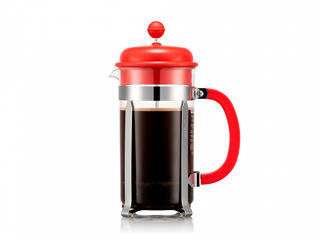 Френч-пресс «CAFFETTIERA», 1 л с логотипом  заказать по выгодной цене в кибермаркете AvroraStore