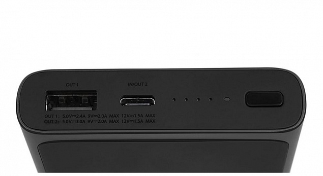 Внешний аккумулятор Mi Wireless Power Bank, 10000 мАч, черный с логотипом  заказать по выгодной цене в кибермаркете AvroraStore