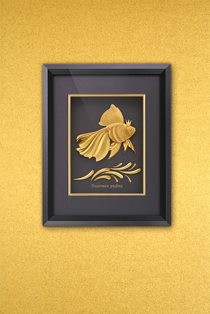 Панно «Золотая рыбка» с логотипом  заказать по выгодной цене в кибермаркете AvroraStore