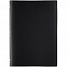 Папка-меню Satiness, черная с логотипом  заказать по выгодной цене в кибермаркете AvroraStore