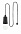 Лампа портативная Lumin, черная с логотипом  заказать по выгодной цене в кибермаркете AvroraStore
