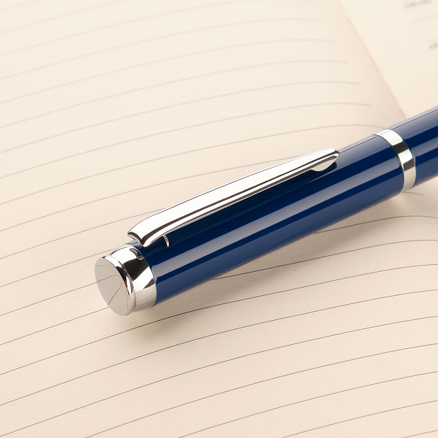 Шариковая ручка Sonata BP, синяя с логотипом  заказать по выгодной цене в кибермаркете AvroraStore
