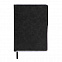 Ежедневник недатированный Montrose, А5,  черный, кремовый блок, графитовый срез с логотипом  заказать по выгодной цене в кибермаркете AvroraStore