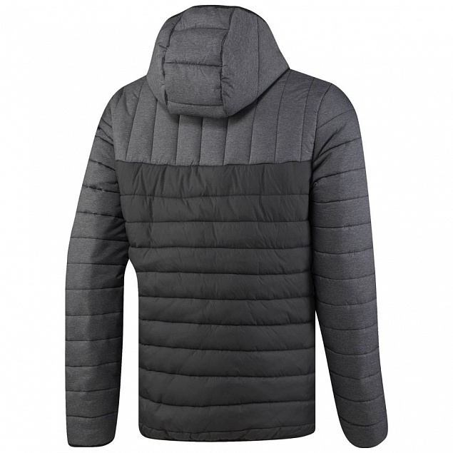 Куртка мужская Outdoor, серая с черным с логотипом  заказать по выгодной цене в кибермаркете AvroraStore