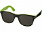 Солнцезащитные очки Sun Ray, лайм/черный (Р) с логотипом  заказать по выгодной цене в кибермаркете AvroraStore