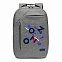 Рюкзак Verdi из эко материалов, серый с логотипом  заказать по выгодной цене в кибермаркете AvroraStore
