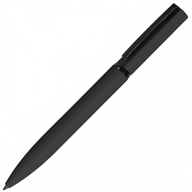 Ручка шариковая MIRROR BLACK, покрытие soft touch с логотипом  заказать по выгодной цене в кибермаркете AvroraStore