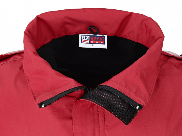 Куртка мужская с капюшоном «Wind» с логотипом  заказать по выгодной цене в кибермаркете AvroraStore